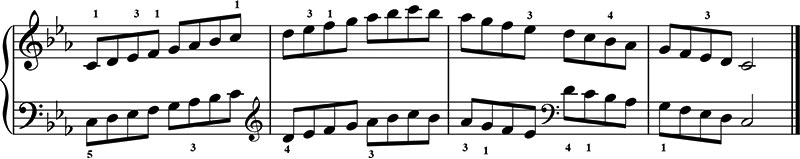 C Minor Scale